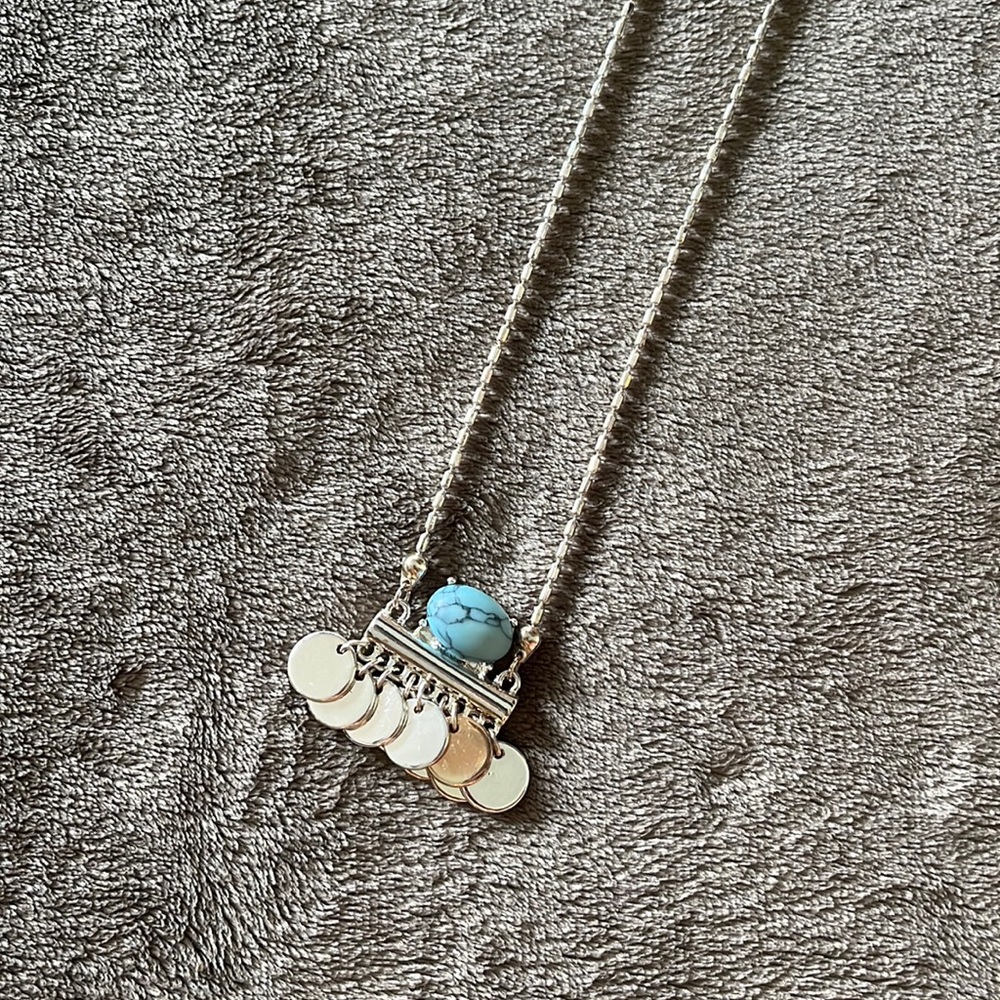 Samantha Wills silver and turquoise necklace